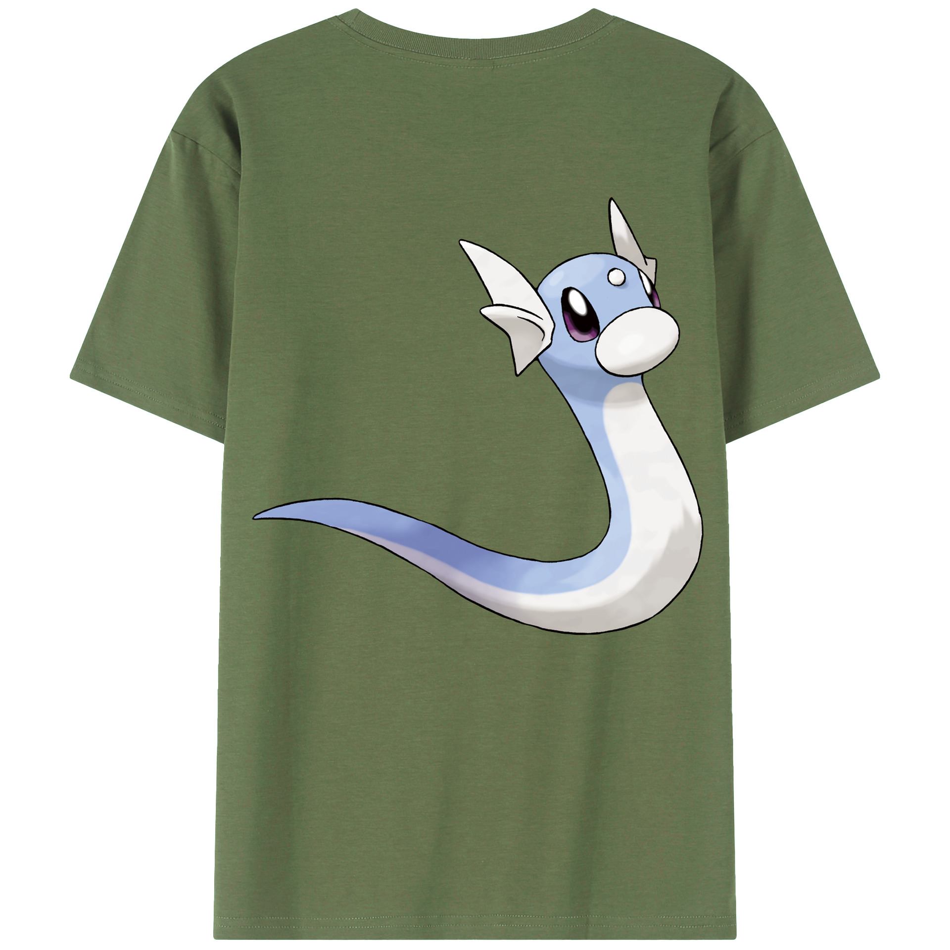 （画像用） ポケットモンスター Pokémon 綿100％ メンズ半袖Tシャツ（バックプリント） 通気性